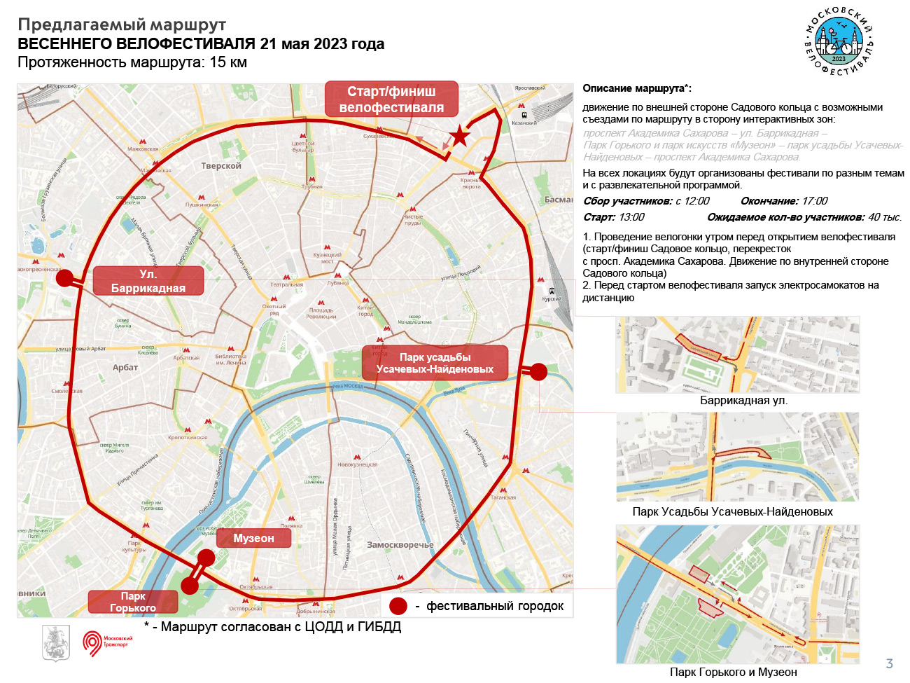 Велофестиваль в Москве 2023
